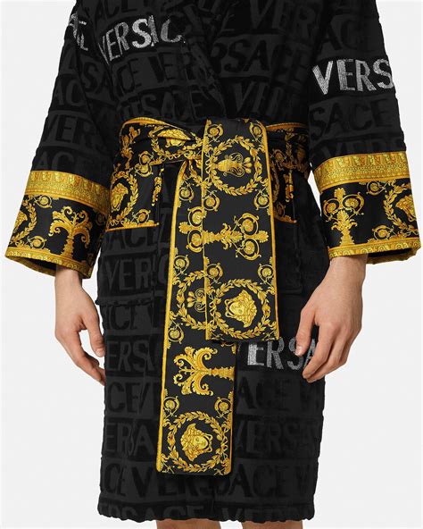 versace bathrobe sizing|versace bathroom accessories.